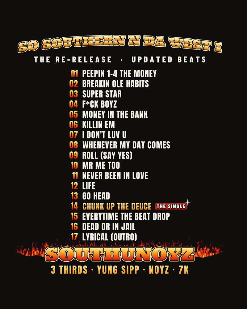 Bootleg tee back with the 17-song tracklist